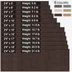 GOYLSER 12ft Jute Laundry Room Rug Non Slip, Rubber Backed Kitchen Rug Floor - Image 4