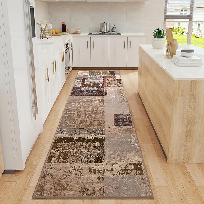 LOCHAS Washable Runner Rugs for Hallway, 2x8 Non Sip Soft Rug for Bedroom - Image 2