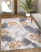 CAMILSON Indoor Outdoor Rug, Easy-Cleaning Non-Shedding Living Room, Garden and - Image 3