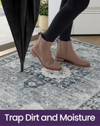 DEXI Area Rugs for Entryway 2x3, Washable Low Pile Vintage Traditional Entry - Image 3