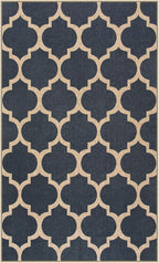 Lahome Moroccan 3x5 Outdoor Rug, Easy Jute Blue Washable Rug - Image 7