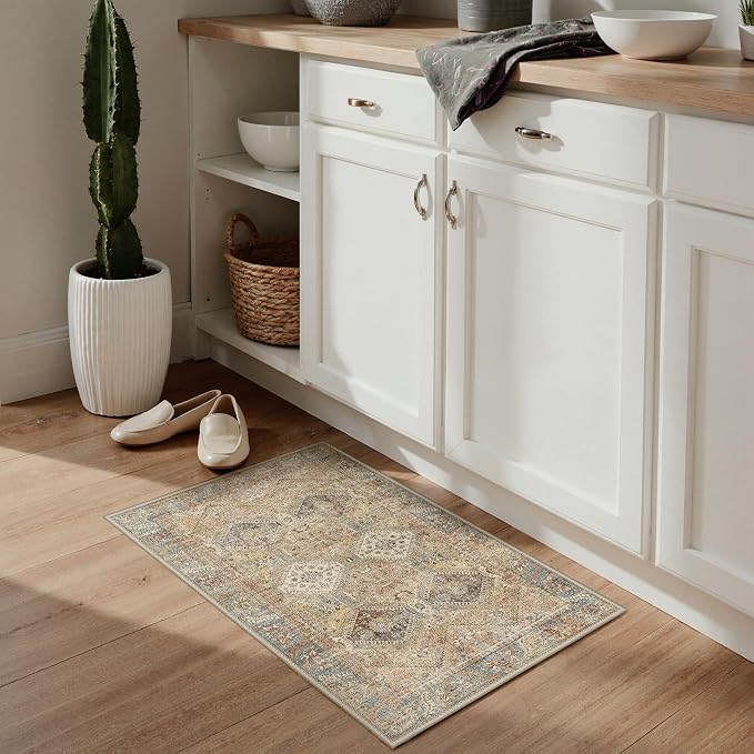 Bavni Clearance 2x3 Rugs for Entryway Indoor, Machine Washable Area Rug Non Slip - Image 9