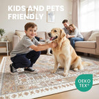 zesthome 10x14 Area Rugs, Stain Resistant Washable Rug, Ultra-Thin Rugs - Image 5