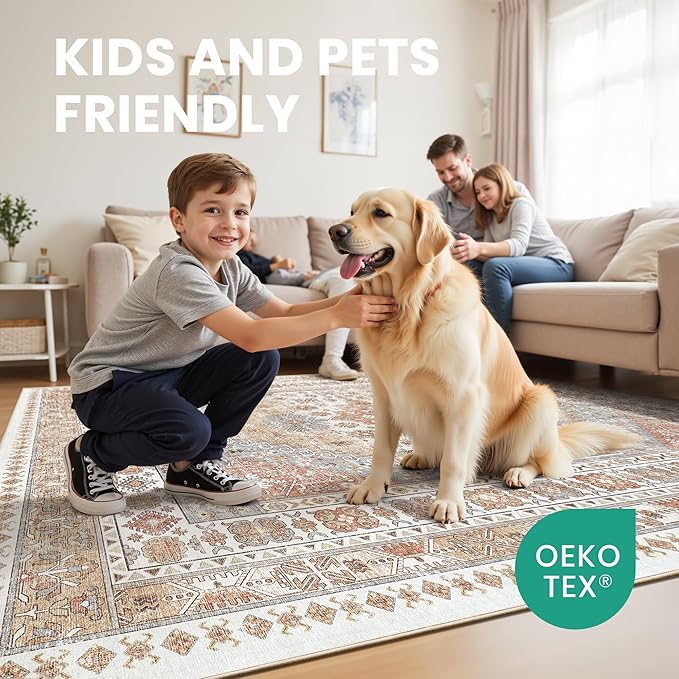 zesthome Washable Round Area Rugs - Image 5