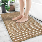 Small Bathroom Rugs, Washable Luxury Bath Rug by winolive