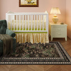 Rugcomf 4x6 Rug for Bedroom Impressionist-Style Vintage Washable Rugs Non Slip - Image 5