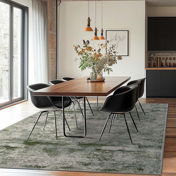 jinchan Washable Area Rug 6x9 for Living Room - Image 3