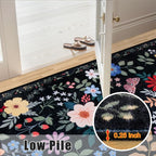 10x14 Area Rugs for Living Room: Floral Washable Rug Vintage Large Soft Boho - Image 8