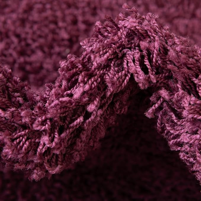 Unique Loom Solid Shag Collection Area Rug - Image 7