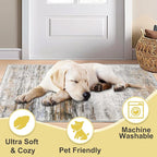COMSLE Door Mat Soft Absorbent Indoor Front Entryway Rug Machine Washable - Image 2