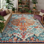 Lahome Area Rugs 9x12 Living Room Rug, Large Boho 9 x 12 Area Rugs by Lahome