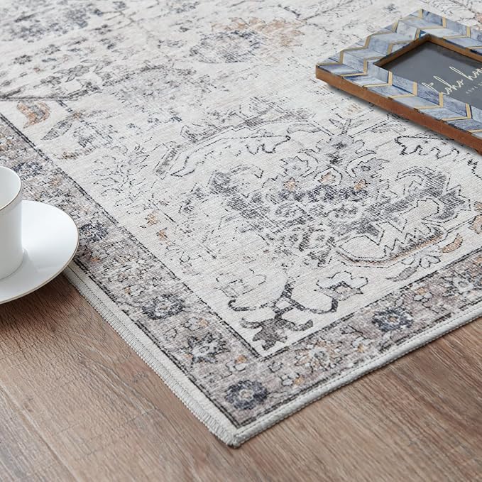 jinchan Kalen Runner Rug 2x7 Washable Hallway Rug Vintage Indoor Thin Retro - Image 8