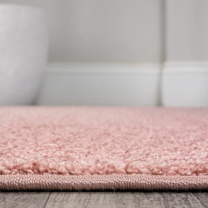 Eyely UES100P-9SQ Supersoft Haze Solid Low-Pile Indoor Area Rug, Minimalist - Image 7