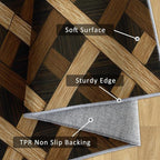 Checkered Rug, Washable 4x6 Rug - Image 5