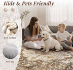 tchdio 3x5 Bedroom Area Rug, Non Slip Washable Entryway Rug Indoor, Soft Low - Image 3