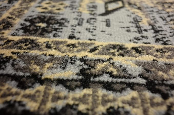 Unique Loom Taftan Collection Border Geometric Tribal Inspired Design Area Rug - Image 15