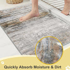 COMSLE Door Mat Soft Absorbent Indoor Front Entryway Rug Machine Washable - Image 5
