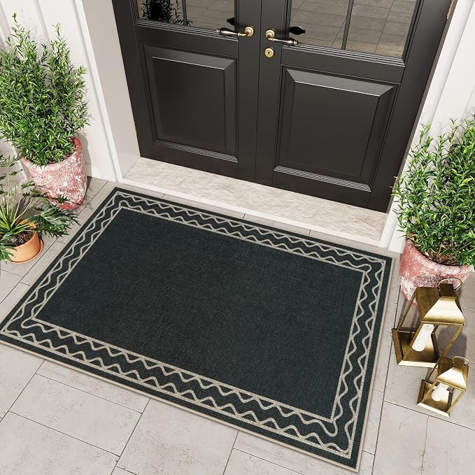 OJIA Easy Jute Front Door Mats Outdoor Rug 3x5 Washable Rugs - Image 7