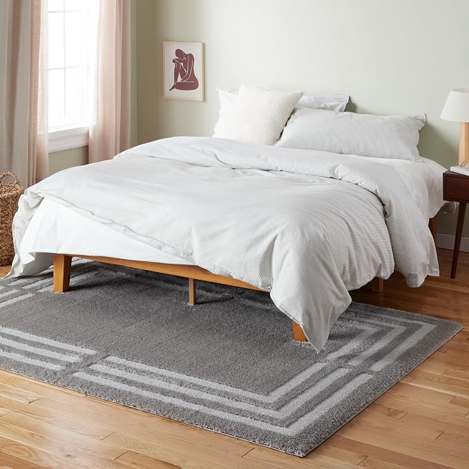 Town & Country Everyday Cloud Shag Plush Border Area Rug - Image 4