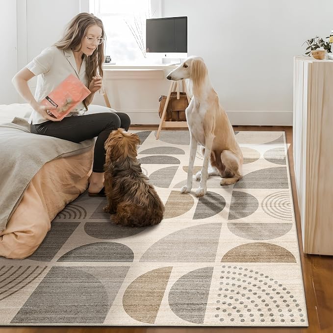 MUJOO 9x12 Area Rugs, Washable Rugs - Image 7