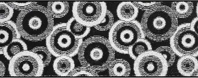 Custom Size Black Hallway Runner Rug | Cut to Length 2'3" x 6' | Non-Slip & - Image 7