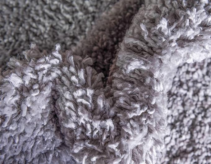 Unique Loom Davos Shag Collection Area Rug - Image 6