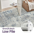DEXI 8x10 Area Rug for Living Room, Modern Abstract Thin Washable Rug Indoor - Image 9