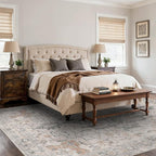 9x12 Area Rugs for Living Room, Non Slip Machine Washable Vintage Rugs - Image 3