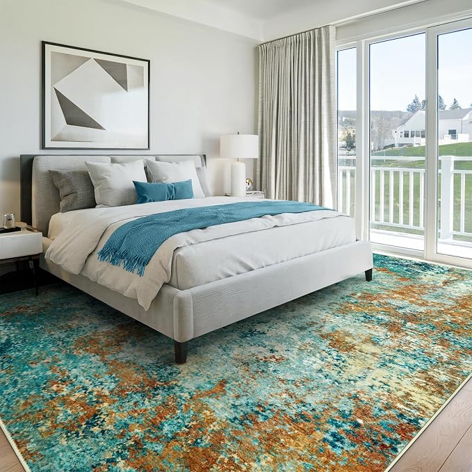 Washable Area Rugs for Living Room 9x12 - Image 2