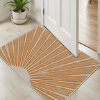 Boho Sun Print Area Rug for Living Room 5x7, Modern Abstract Non-Slip Washable - Image 4