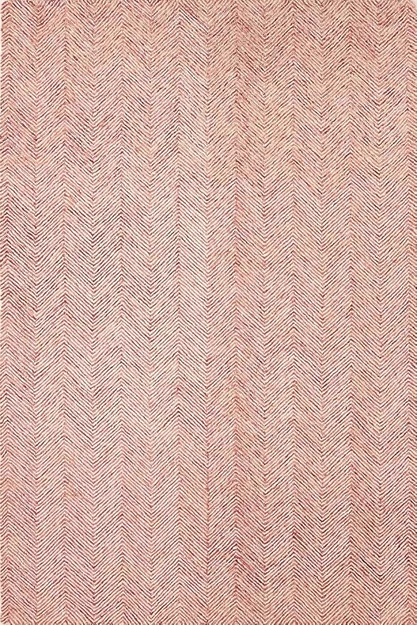 Modern Herringbone Chevron Collection Handcrafted Wool Area Rug - Image 3