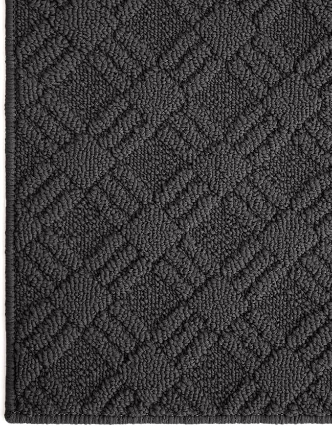 LUMI Indoor Door Mat, Absorbent Non-Slip Thin Doormat, Washable Door Mats - Image 9