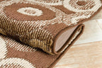 Custom Size Long Brown Hallway Runner Rug | Cut to Length 2'3" x 15' | Non-Slip - Image 8