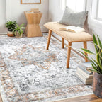 COMSLE 4x6 Rugs for Living Room Washable Area Rugs for Bedroom Faux Wool - Image 6