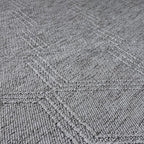 LUXE WEAVERS Modern Farmhouse Gray 9x12 Washable Area Rug, Anti-Slip Diamond - Image 4
