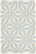 Dash & Albert Aster Sky Hand Micro Hooked Wool Rug, 5 X 8 Feet by DashAlbert