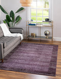 Rugs.com Angelica Collection Rug – 5' x 8' Violet Medium Rug Perfect by Rugscom