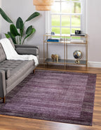 Rugs.com Angelica Collection Rug – 5' x 8' Violet Medium Rug Perfect by Rugscom