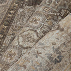 4x6 Brown Washable Vintage Area Rug - Image 8