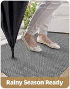 Color&Geometry Ultra Thin Indoor Door Mat Non Slip Rubber Backed Dirt Trapper - Image 7