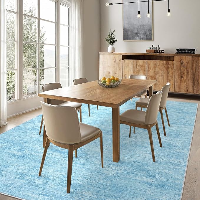 RUGSREAL 6x9 Large Bedroom Area Rug Washable Rug Soft Modern Area Rug - Image 2