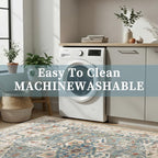 Enkor Area Soft Rugs 5x7 Washable Non Slip Boho Floor Rugs - Image 5