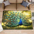Peacock Rug 5x7-5x7 Rug, Wonderful Peacock Area Rugs by STRELEC
