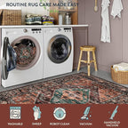Lahome 8x10 Ultra-Thin Living Room Rug （Non-Slip Washable - Image 4