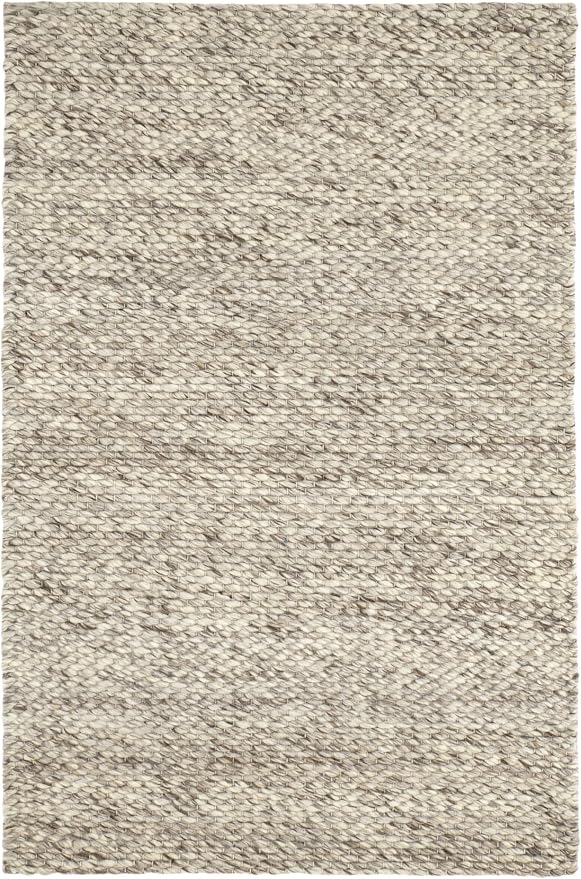 Dash & Albert Loggia Natural Handwoven Wool Rug, 3 X 5 Feet, Natural Solid by DashAlbert