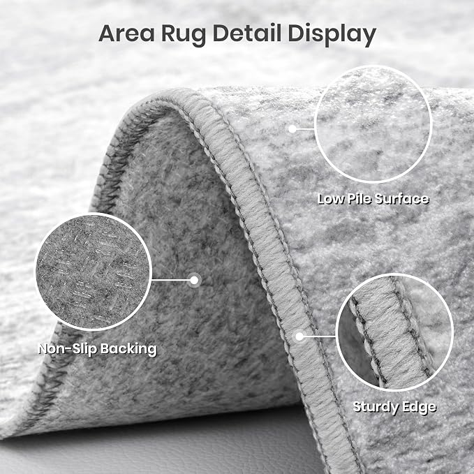 Valenrug Washable Rugs 5x7 - Image 6