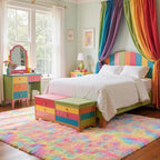 Zentavio Unicorn Rugs for Girls Room 6x9 Area Rugs for Living Room Carpet for by ZentavioRug