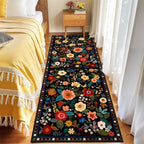 Floral 2x8 Area Rug Machine Washable Soft Print Boho Carpet Non Slip Doormat - Image 6