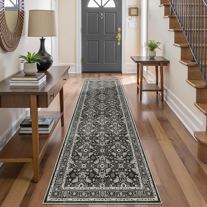 WITSHOCK Living Room Area Rugs 3x10: Soft Non-Slip Backing Washable Rugs - Image 4