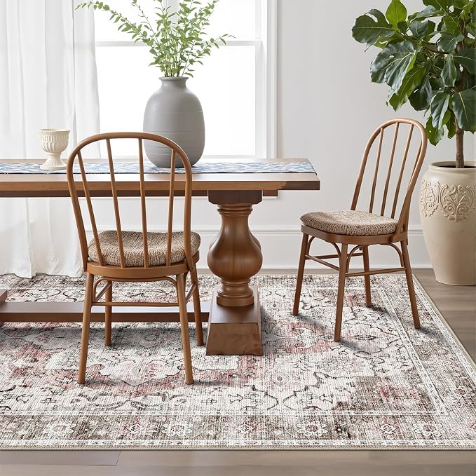 LUMI Washable Area Rug 5x8 for Living Room, Ultra Soft Stain Resistant Carpet - Image 5